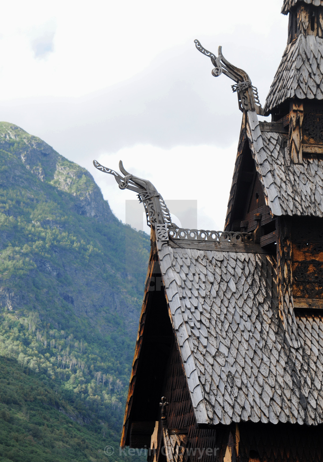 "Borgund Stave Church. Norway" stock image