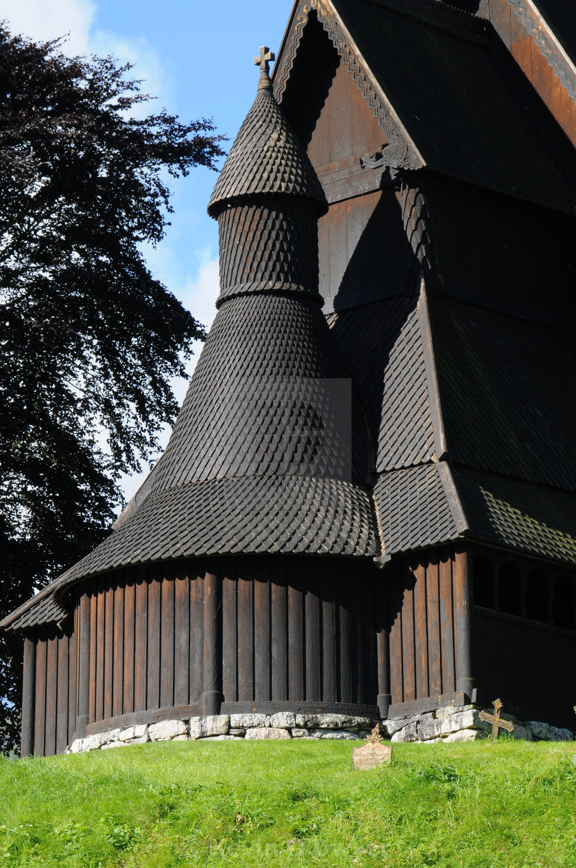 "Hopperstad Stave Church" stock image