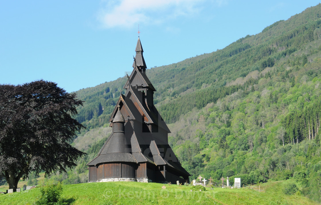 "Hopperstad Stave Church" stock image