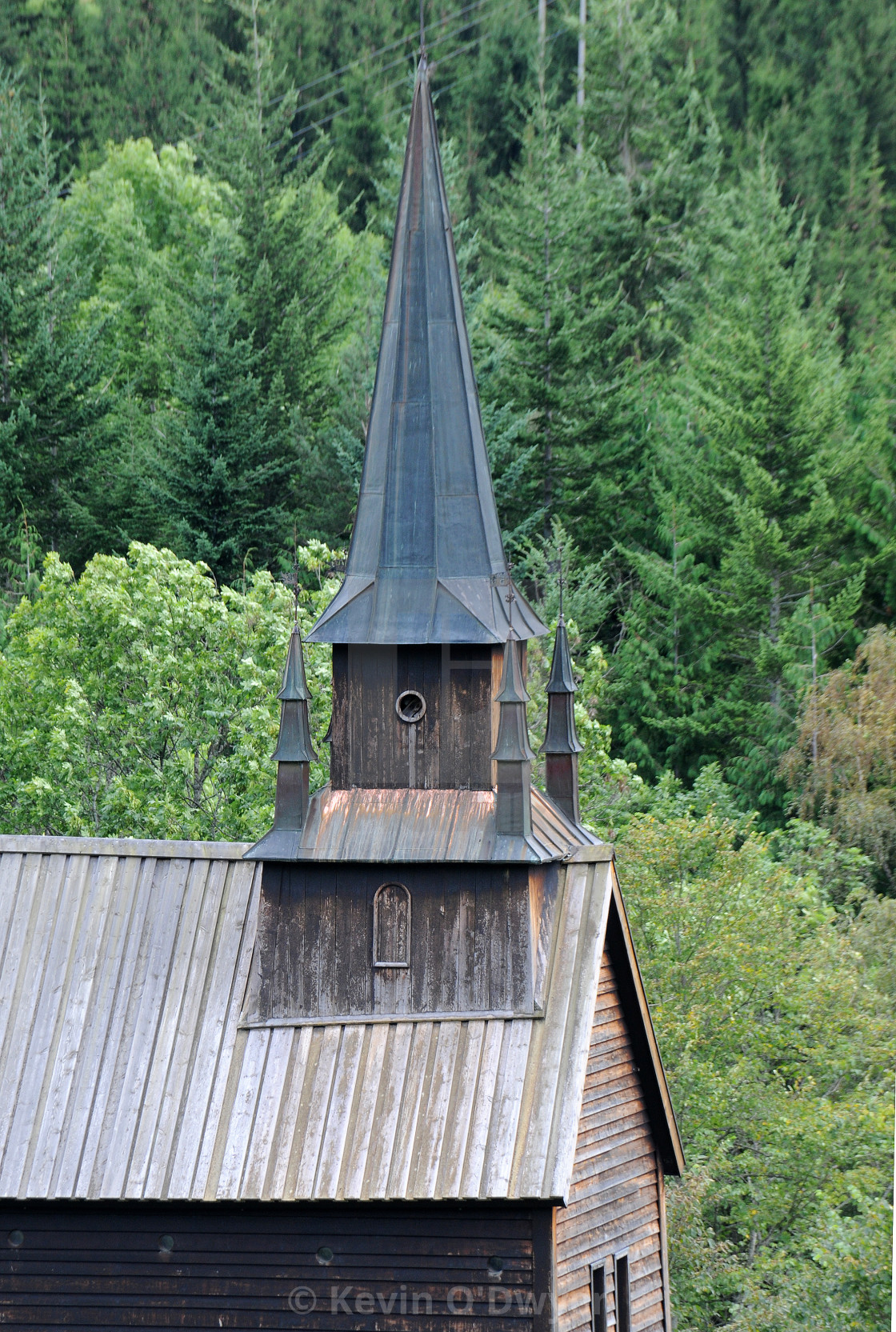 "Kaupanger Stave Church" stock image