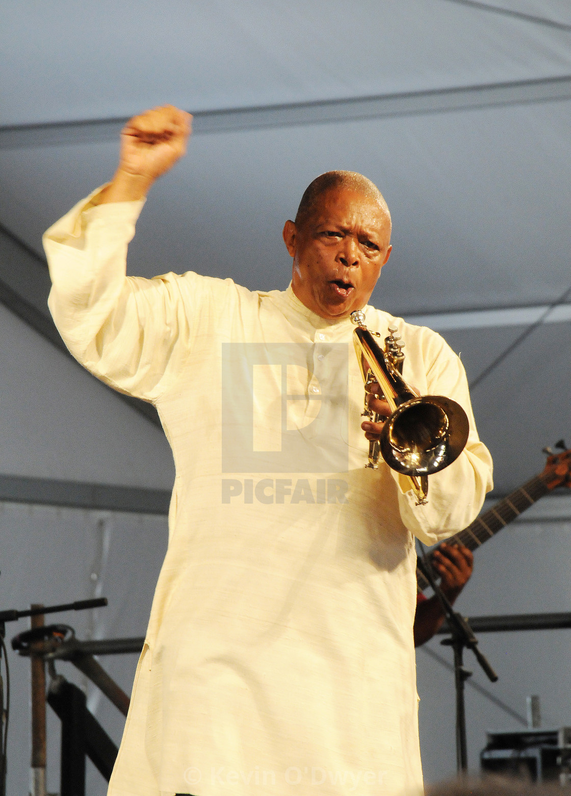 "Hugh Masekela at Jazz Fest" stock image
