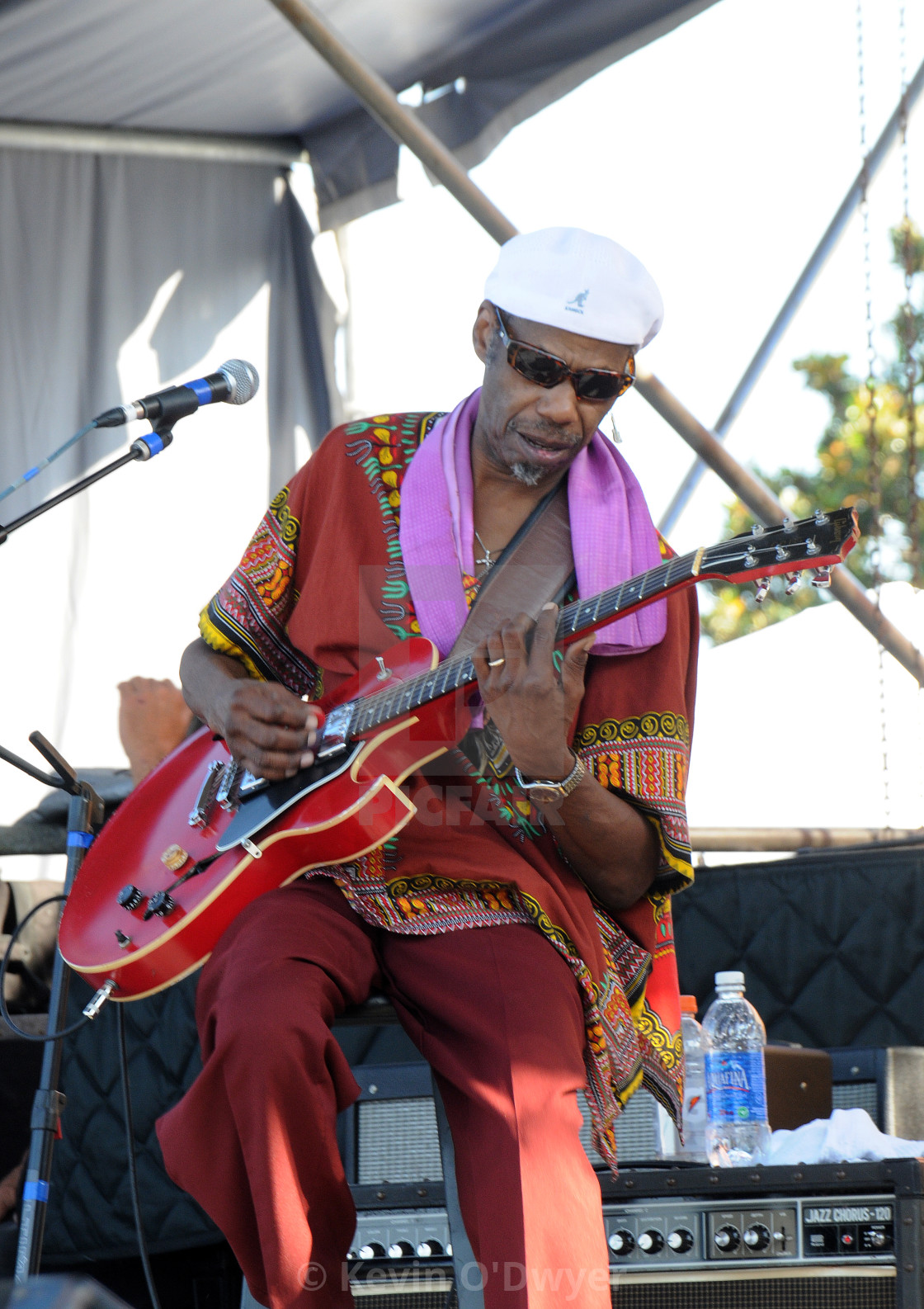 "Walter Wolfman Washington at French Quarter Fest" stock image