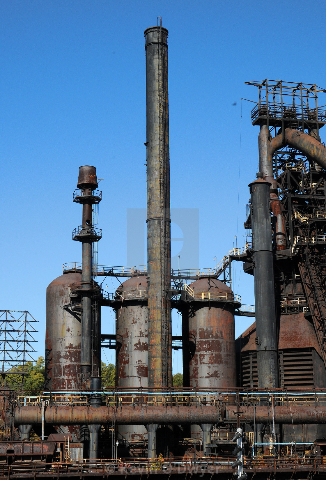 "Bethlehem Steel. USA Industrial icon" stock image