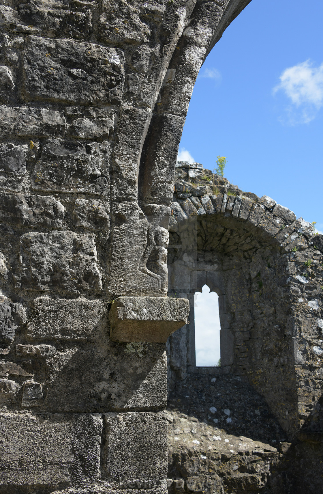 "Fore Abbey, County Westmeath" stock image