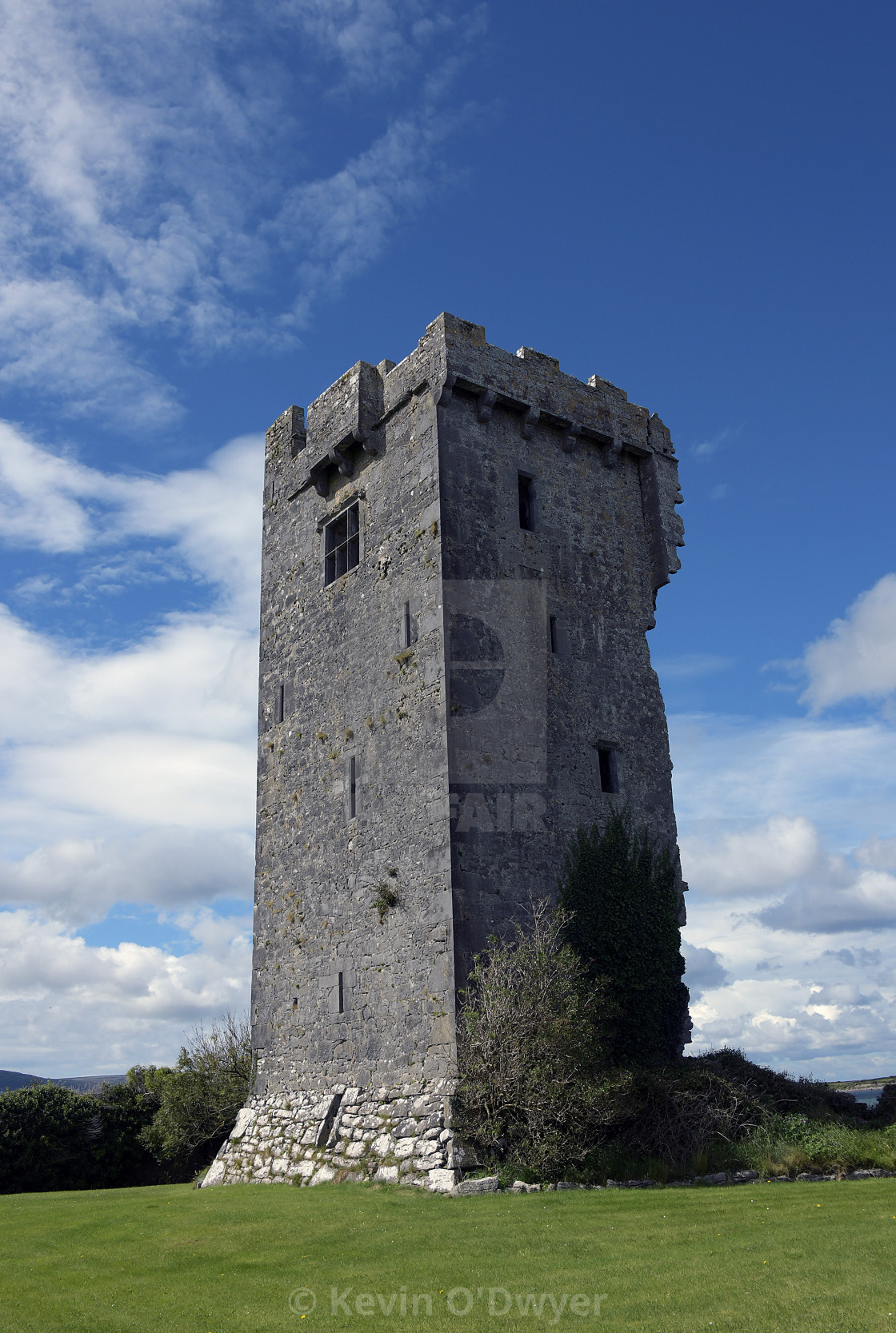 "Anglo Norman Keep, Couty Galway" stock image