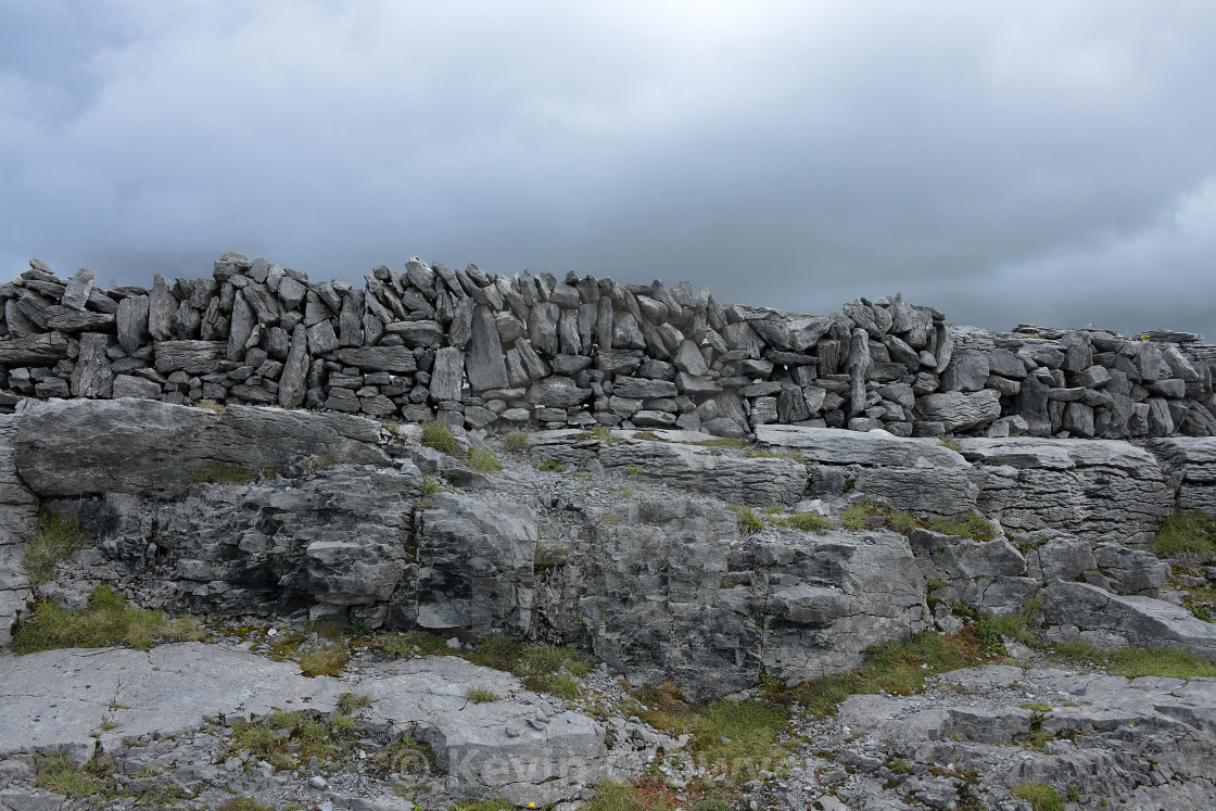 "The Burren Landscape" stock image