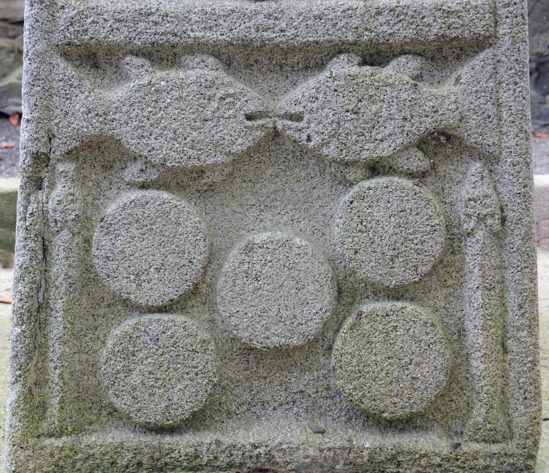 "Moone High Cross carved panel" stock image