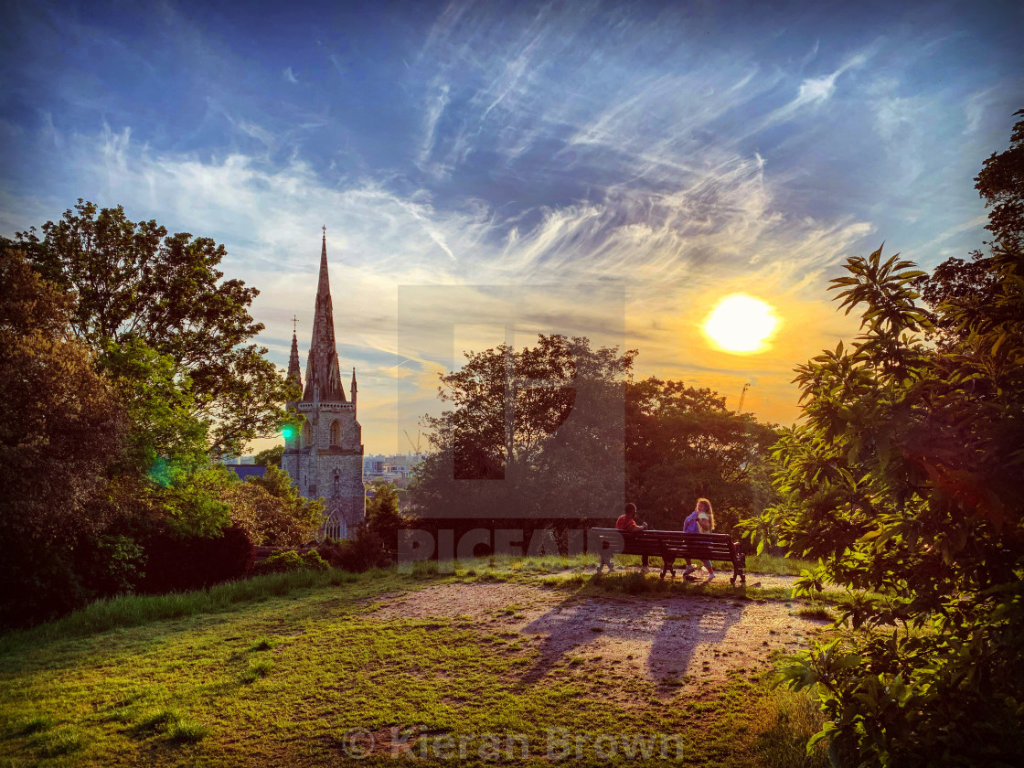 "Textured Skies Over Greenwich Park" by Kieran Brown - £8.68 "Textured Skies Over Greenwich Park" stock image