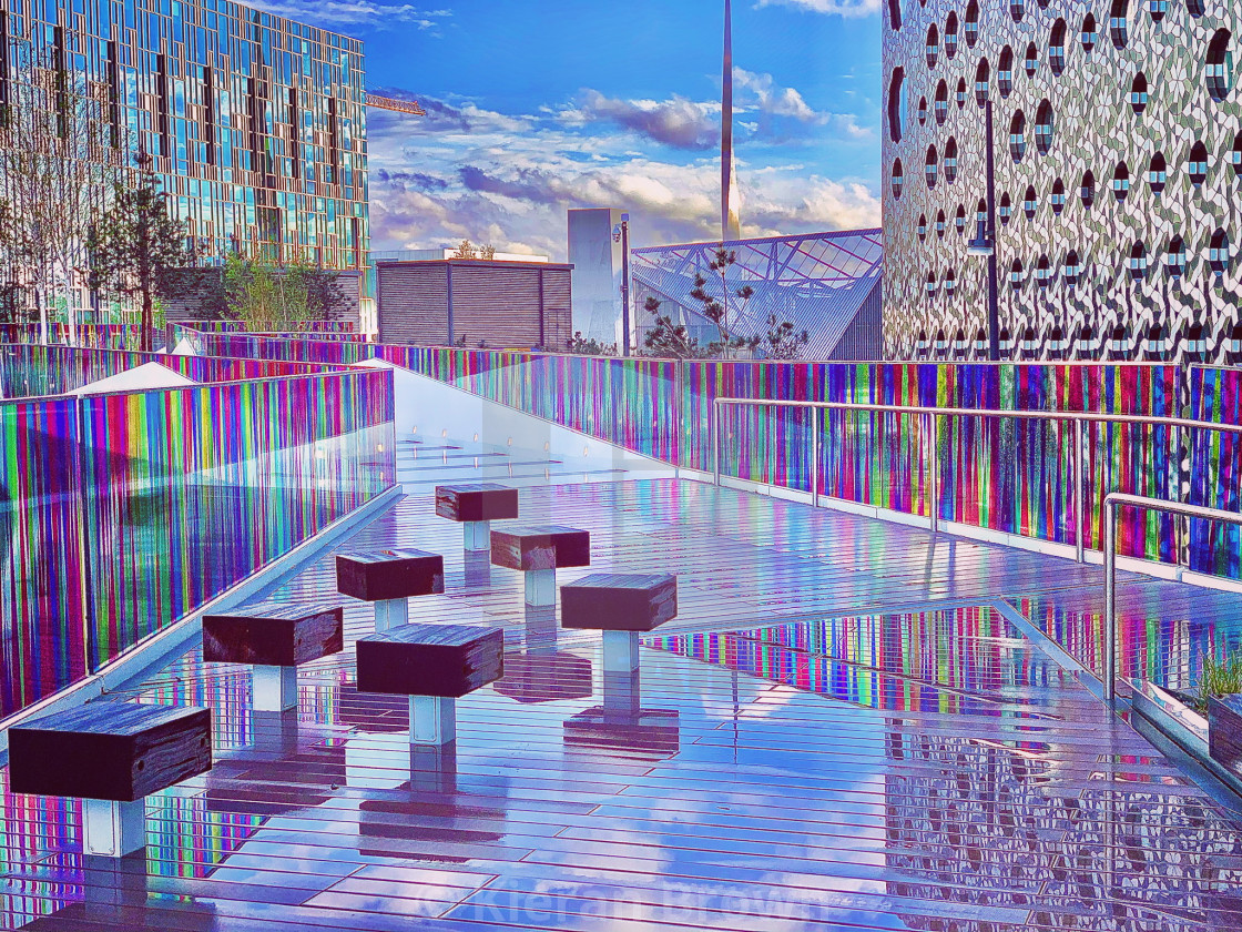 "Colourful Greenwich Peninsula" by Kieran Brown - £8.68 "Colourful Greenwich Peninsula" stock image