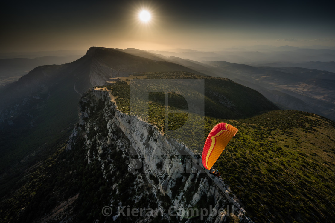 "Last Light - Mont Sec, Ager, Spain" by Kieran Campbell - £29.99 "Last Light - Mont Sec, Ager, Spain" stock image