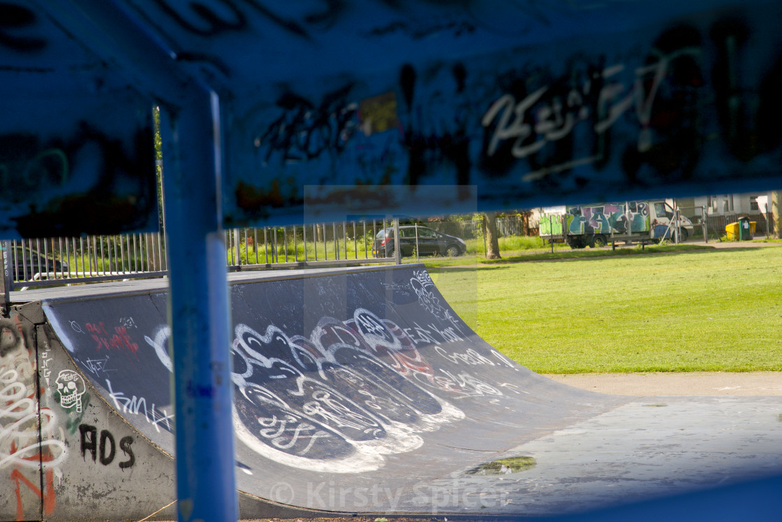 "Skatepark in Portsmouth, Hampshire, Uk" stock image