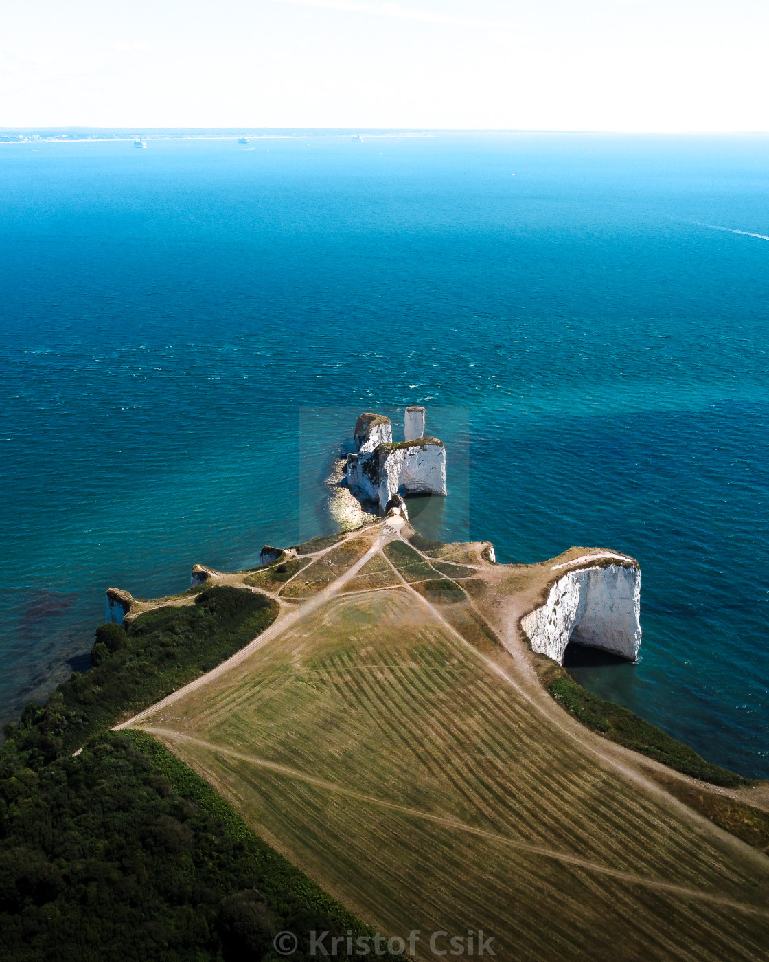 "Old Harry Rocks South View" by Kristof Csik - $12.34 "Old Harry Rocks South View" stock image