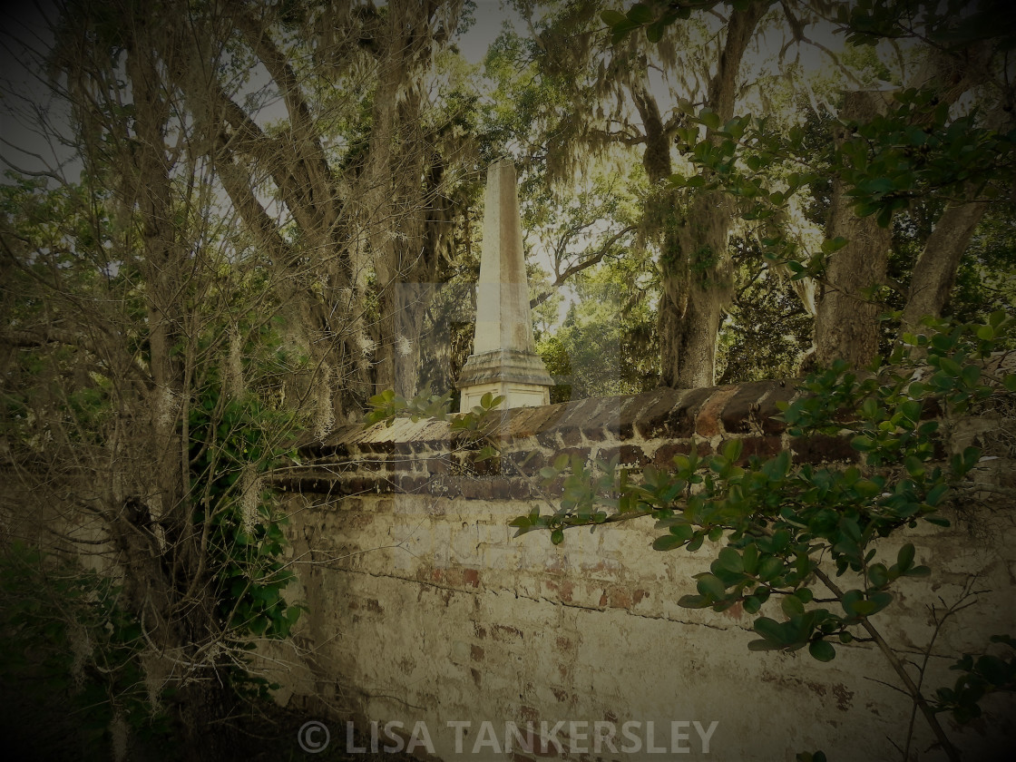 "The Wall - Midway Cemetery" by LISA TANKERSLEY - $15.42 "The Wall - Midway Cemetery" stock image