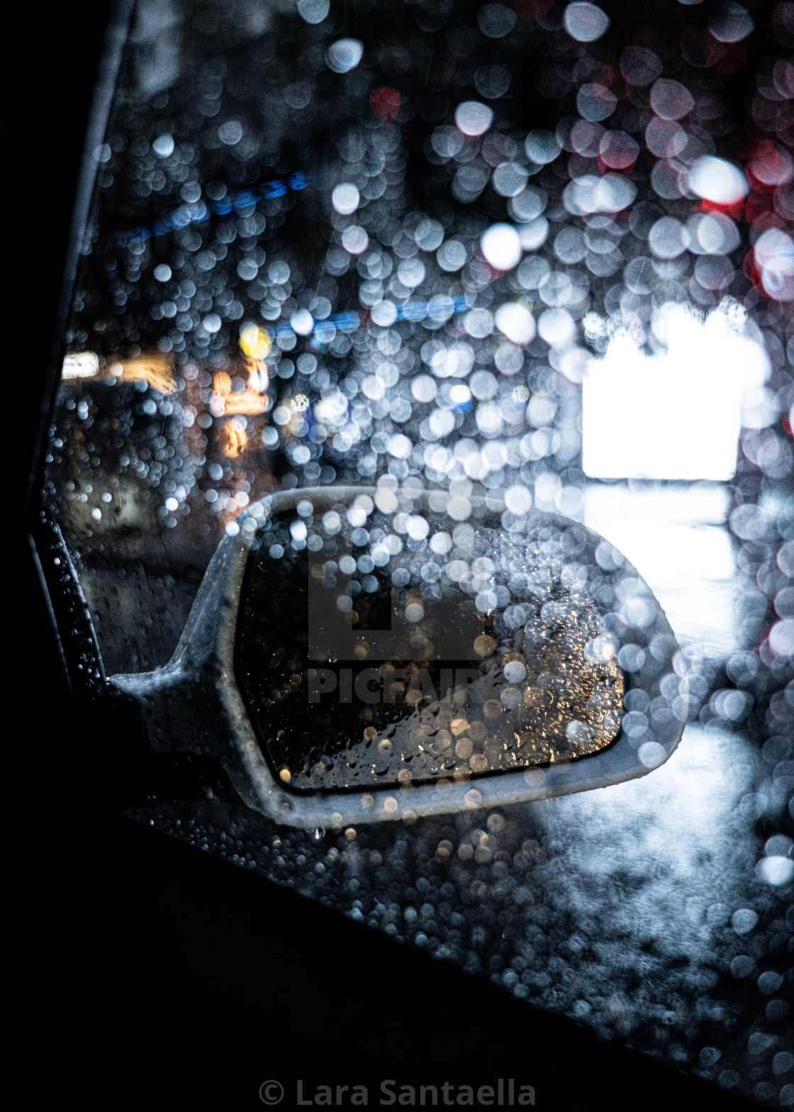 "Rainy bokeh" stock image