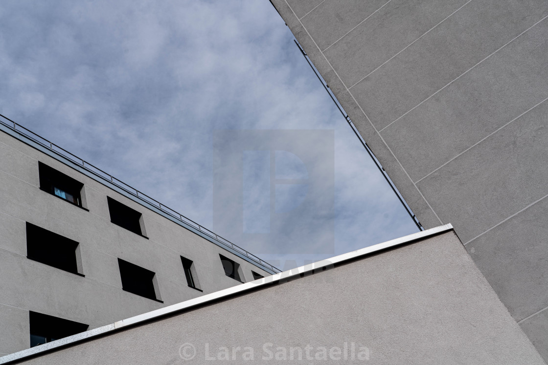 "Concretely blue" stock image