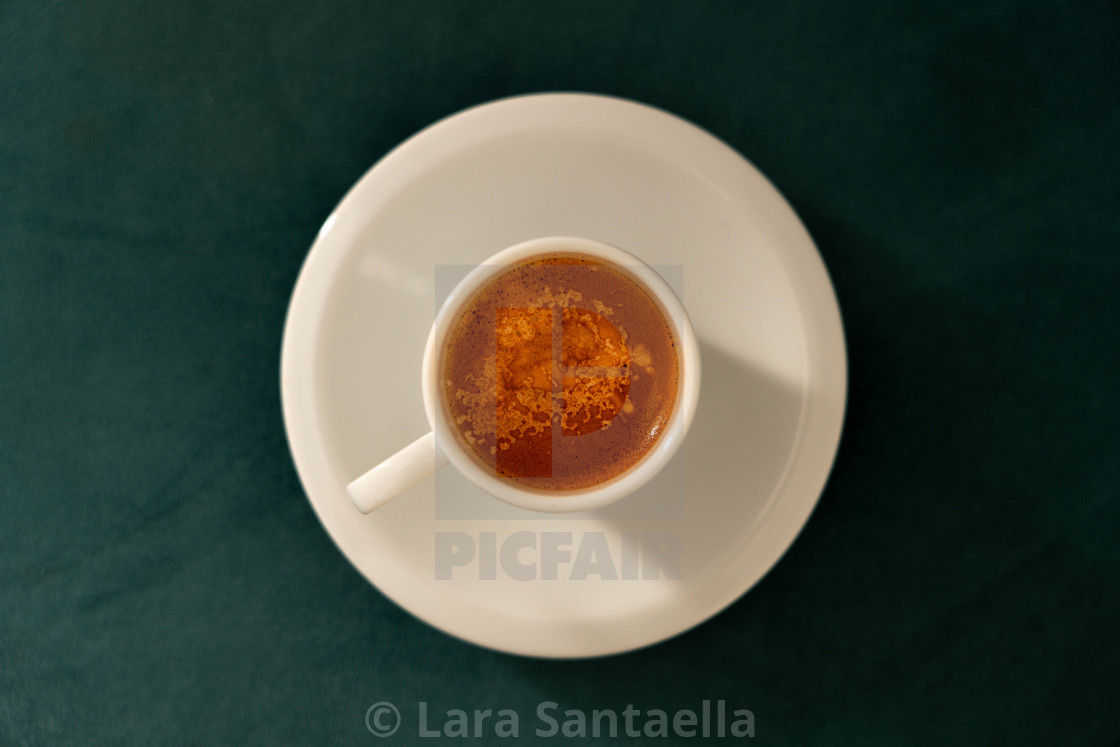 "A nice cup of espresso" stock image