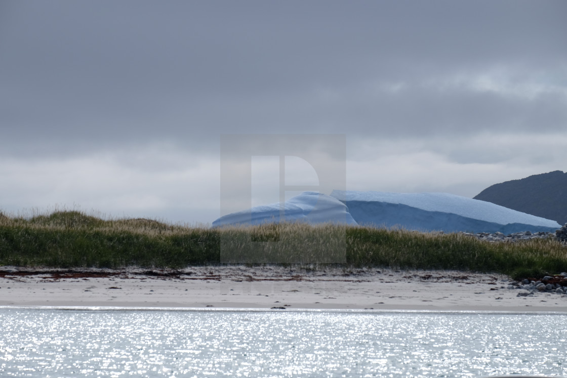 "Beach in Greenland" stock image