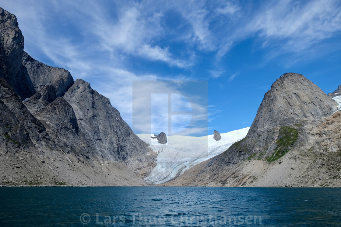 "Glacier in Greenland" stock image