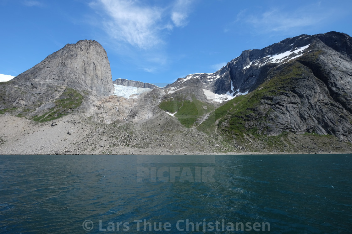 "Mountains in Greenland" stock image