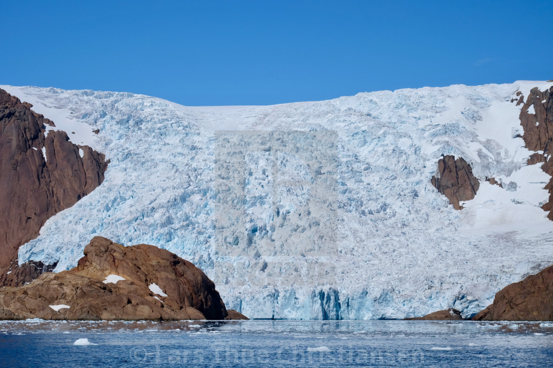 "Glacier in Greenland" stock image