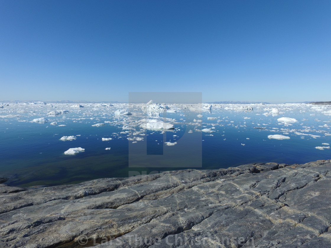 "Ilulissat icefjord" stock image