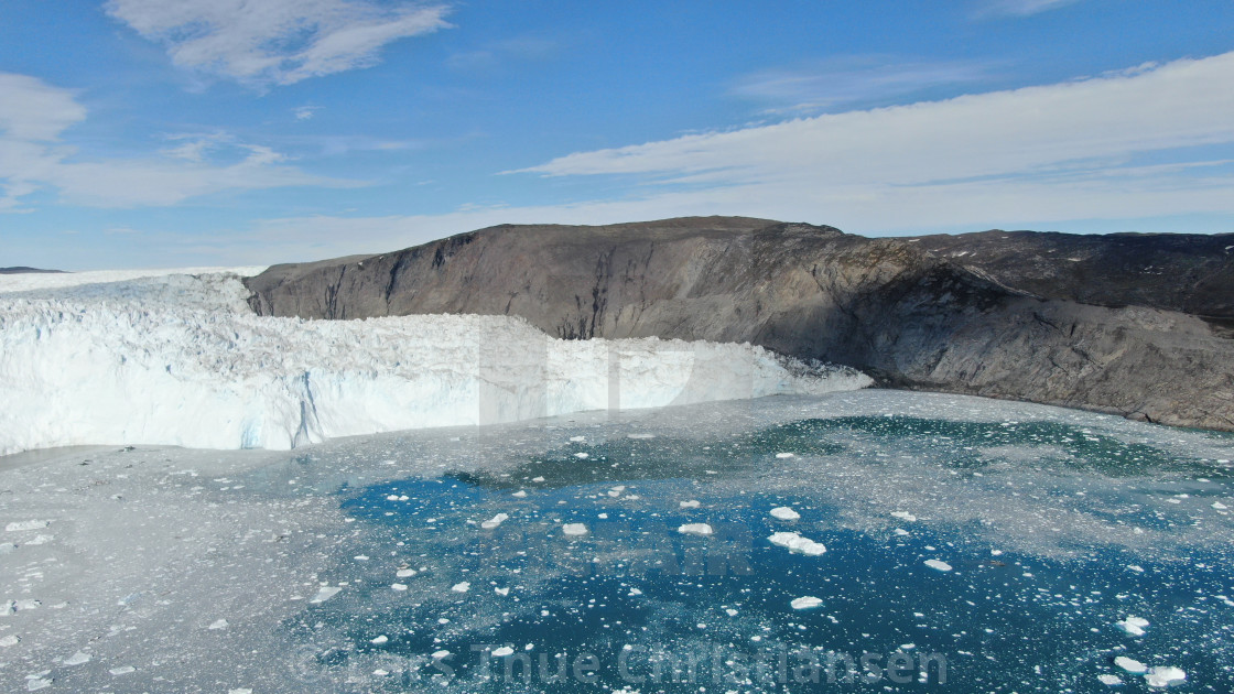 "Eqi Glacier" stock image