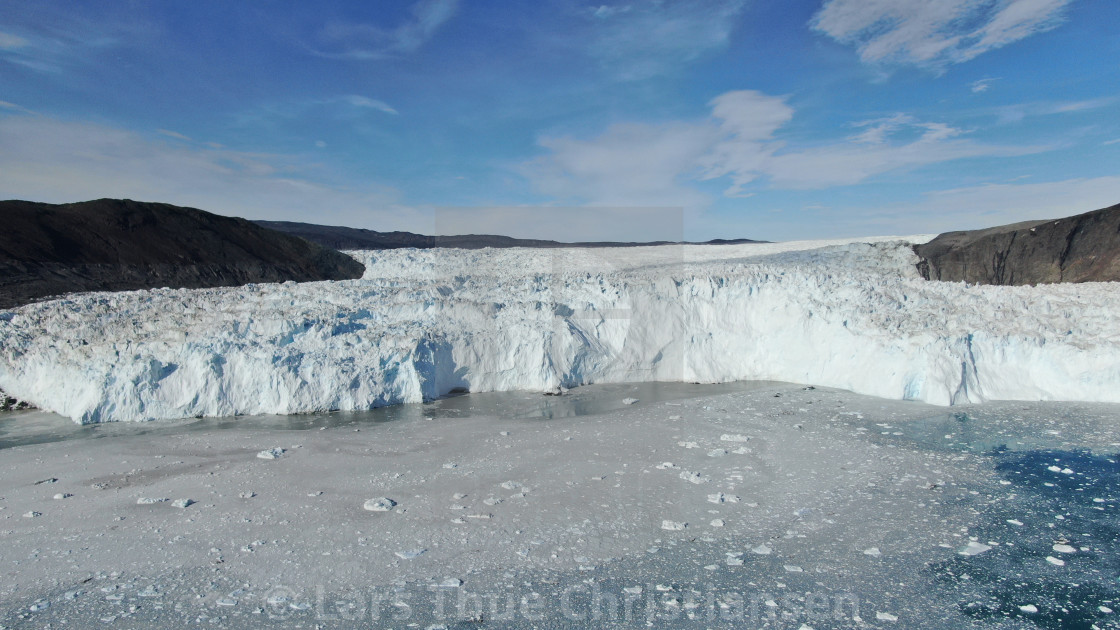 "Eqi Glacier" stock image