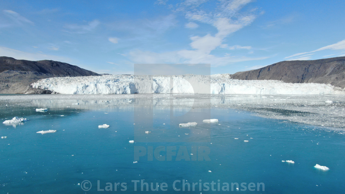 "Eqi Glacier" stock image