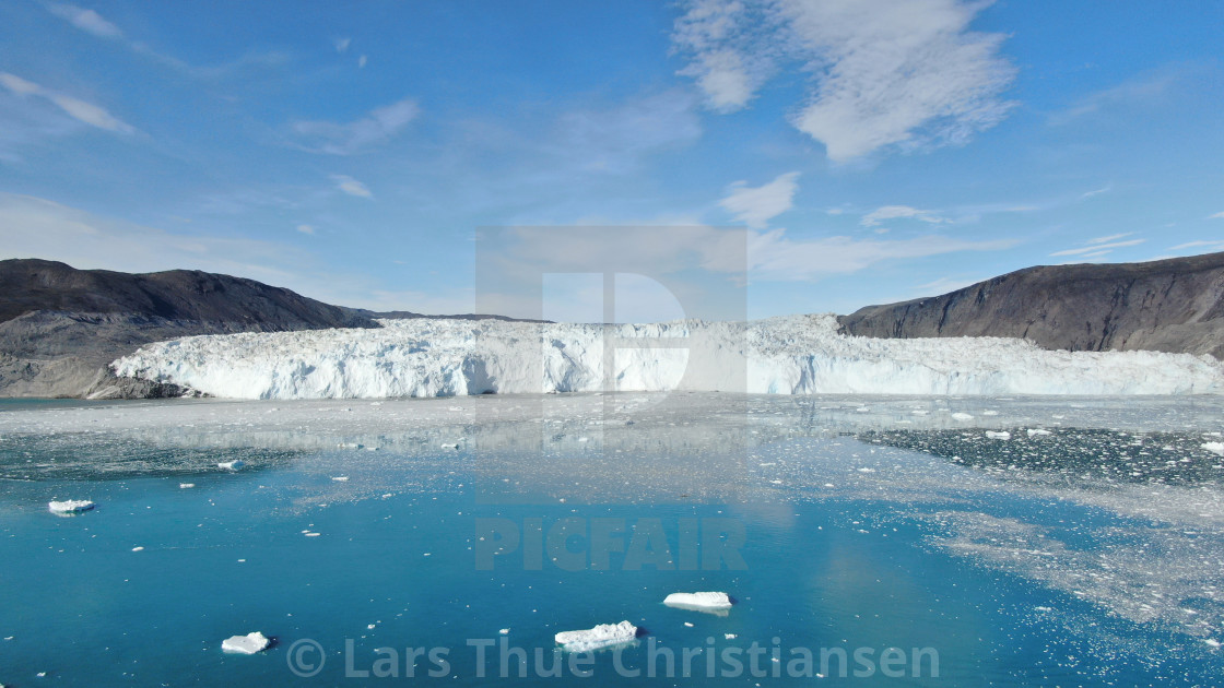 "Eqi Glacier" stock image