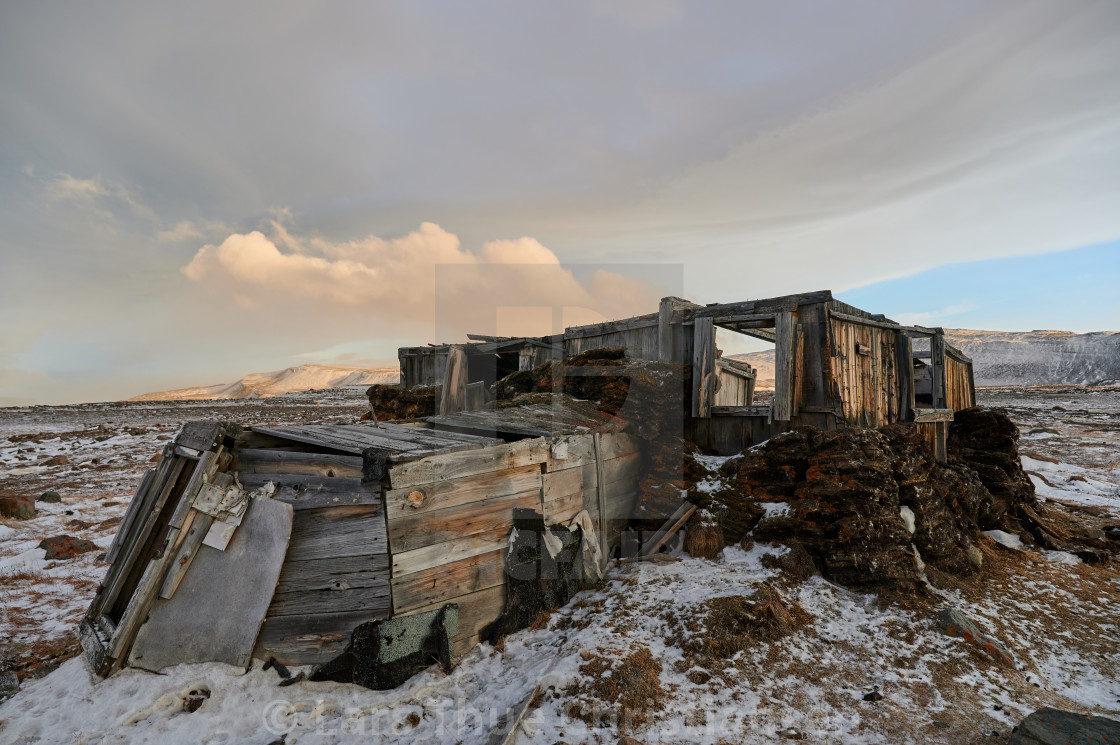 "Uummannaq settlement" stock image