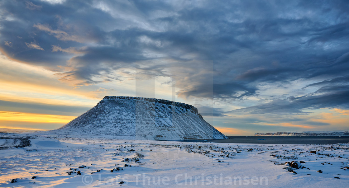 "Dundas Mountain" stock image