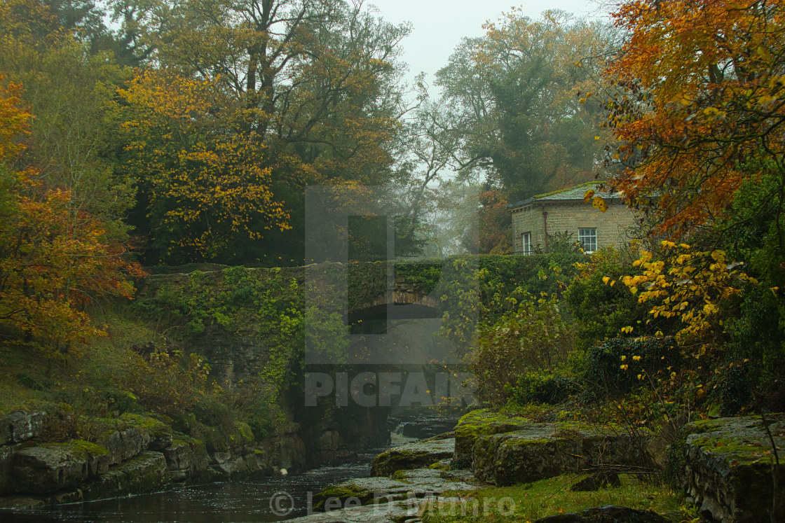 "The Dairy Bridge, Meeting of the Waters" by Lee D Munro - £18.60 "The Dairy Bridge, Meeting of the Waters" stock image