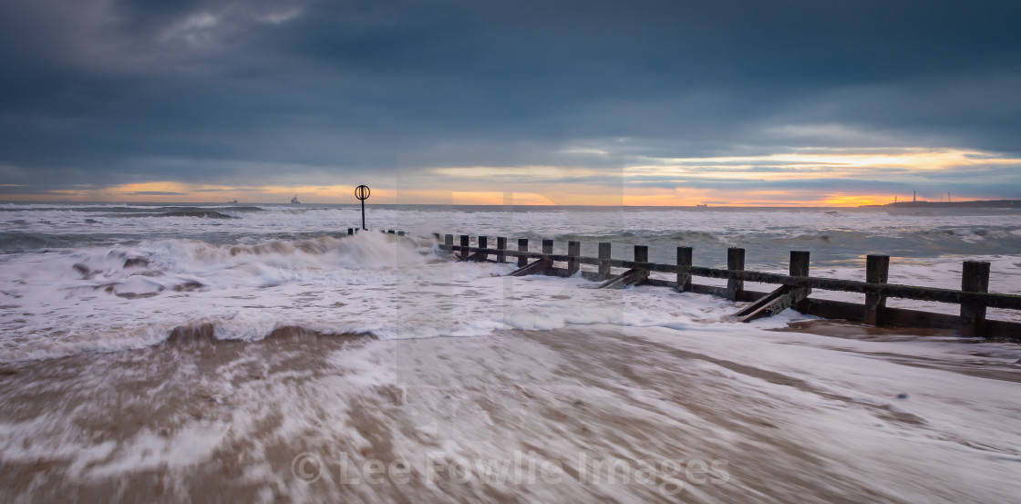 "Dawn at Aberdeen Beach" stock image