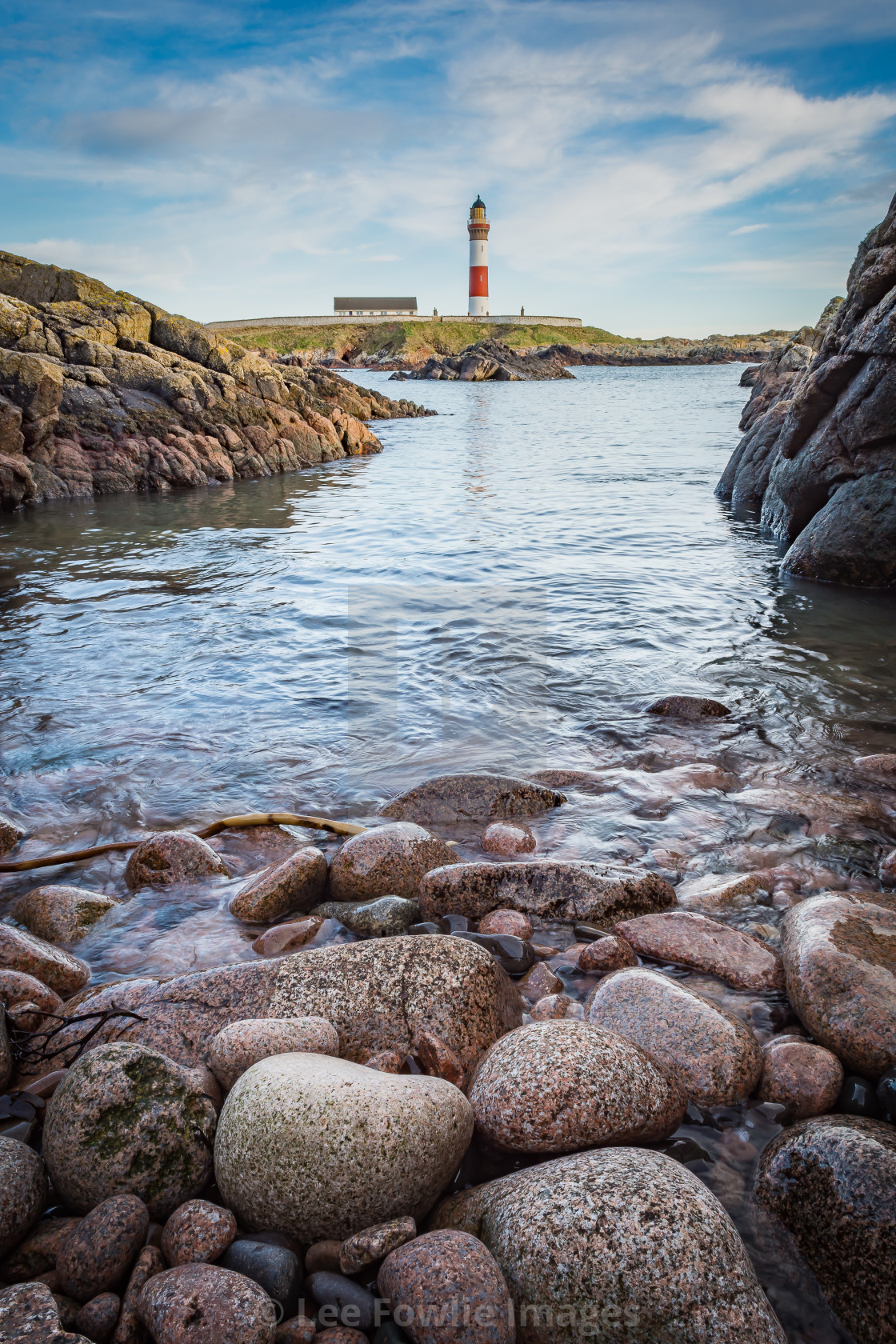 "Buchan Ness Lighthouse" stock image