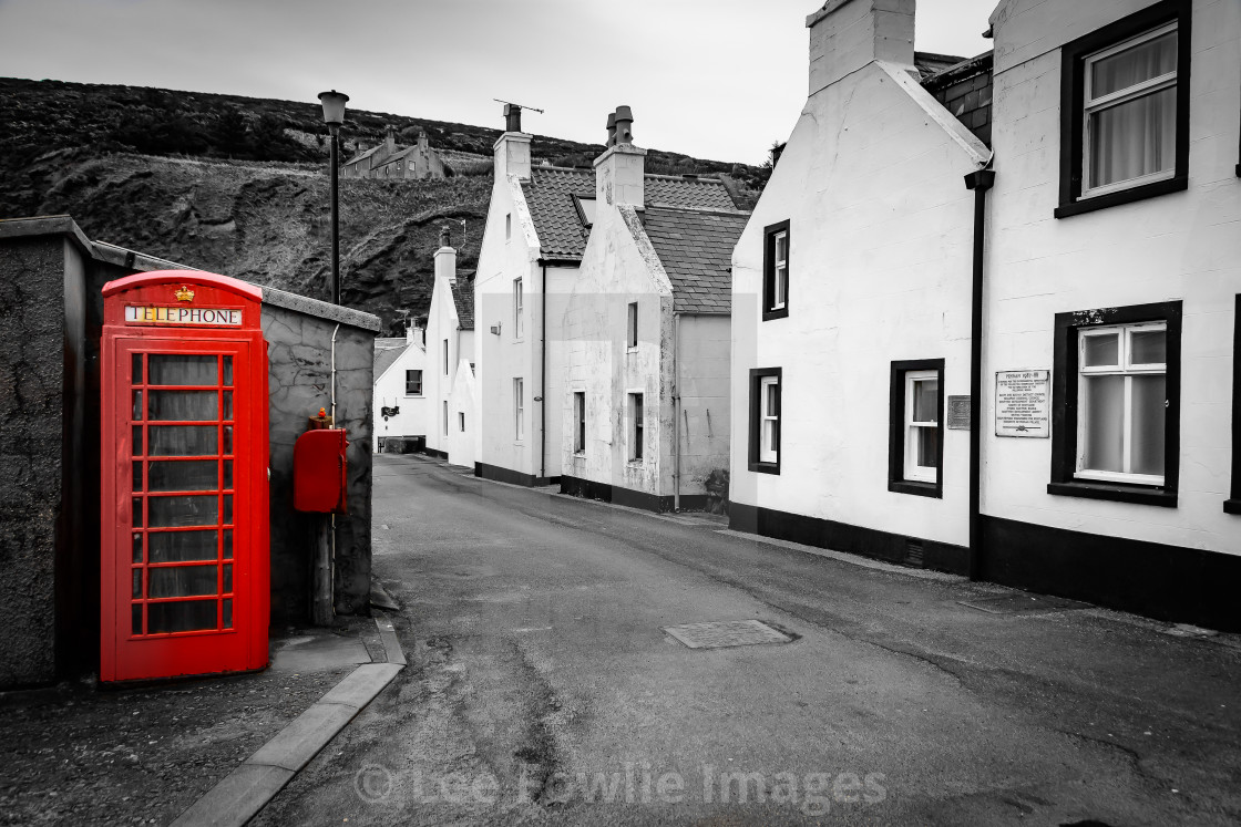 "Pennan Phonebox" stock image