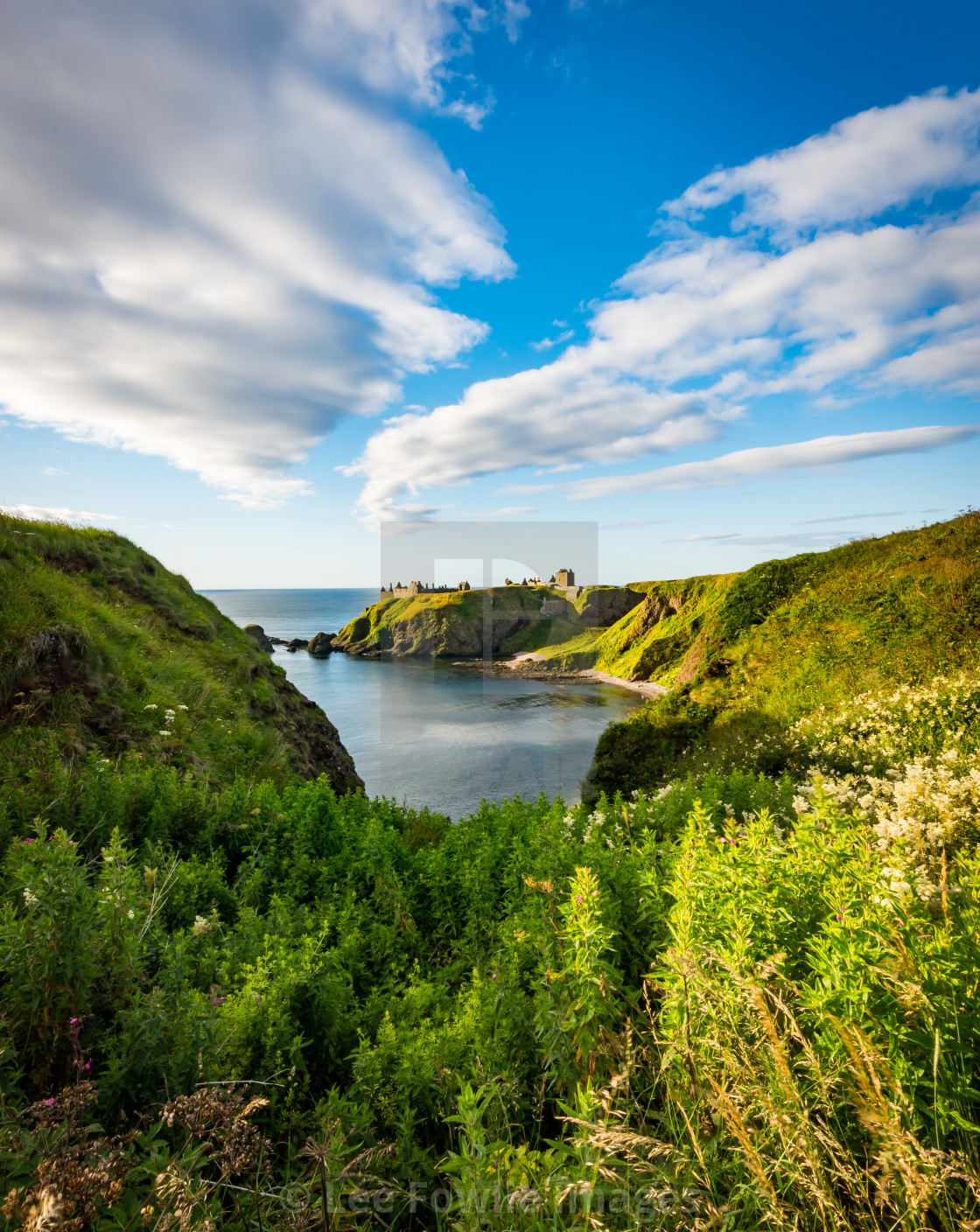 "Dunnottar Castle" stock image