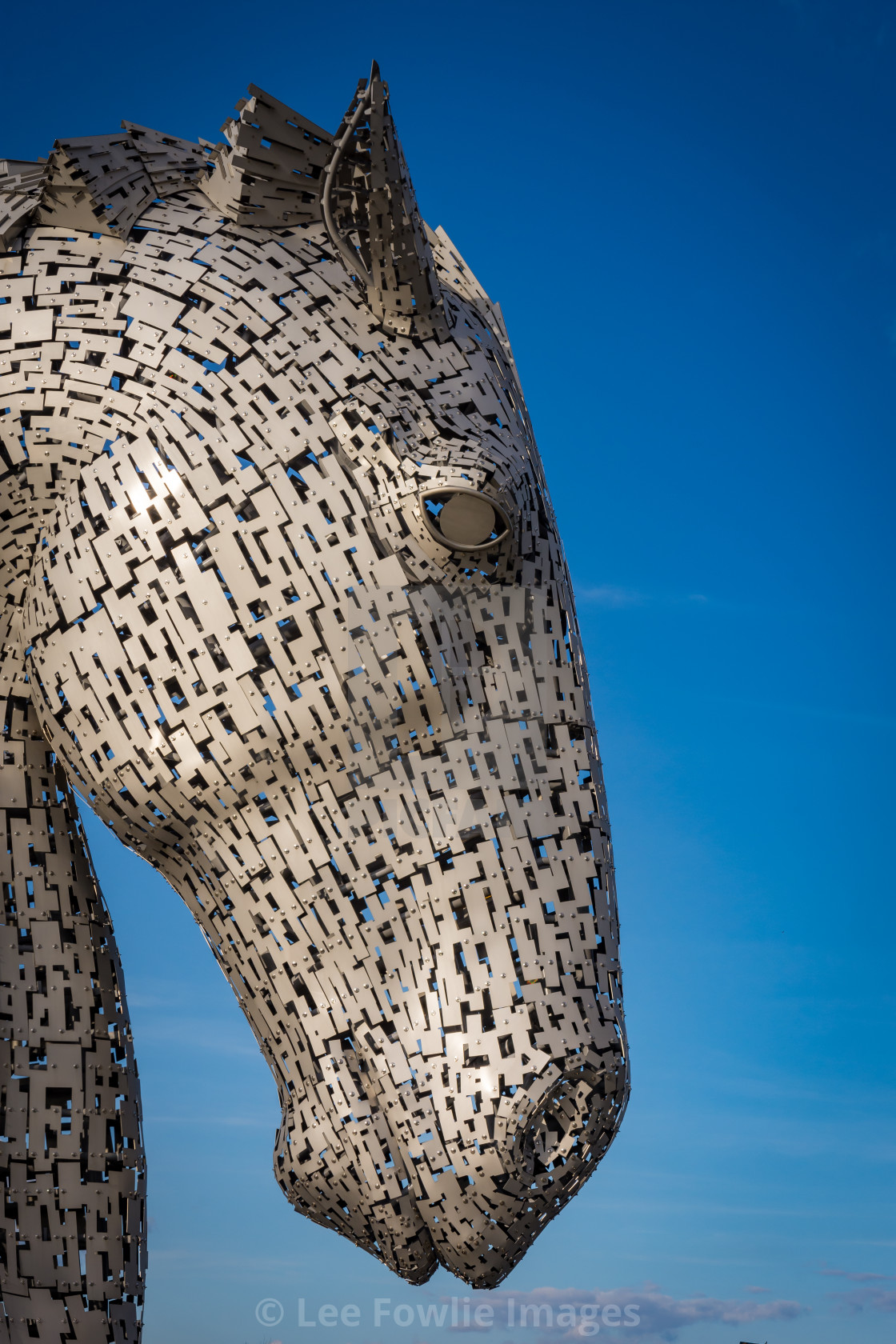 "The Kelpies" stock image