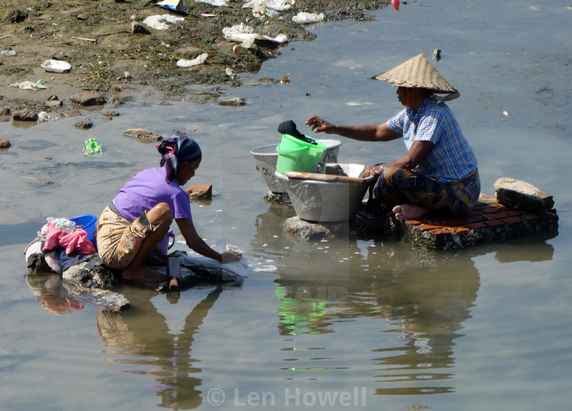 "Wash time #3" stock image