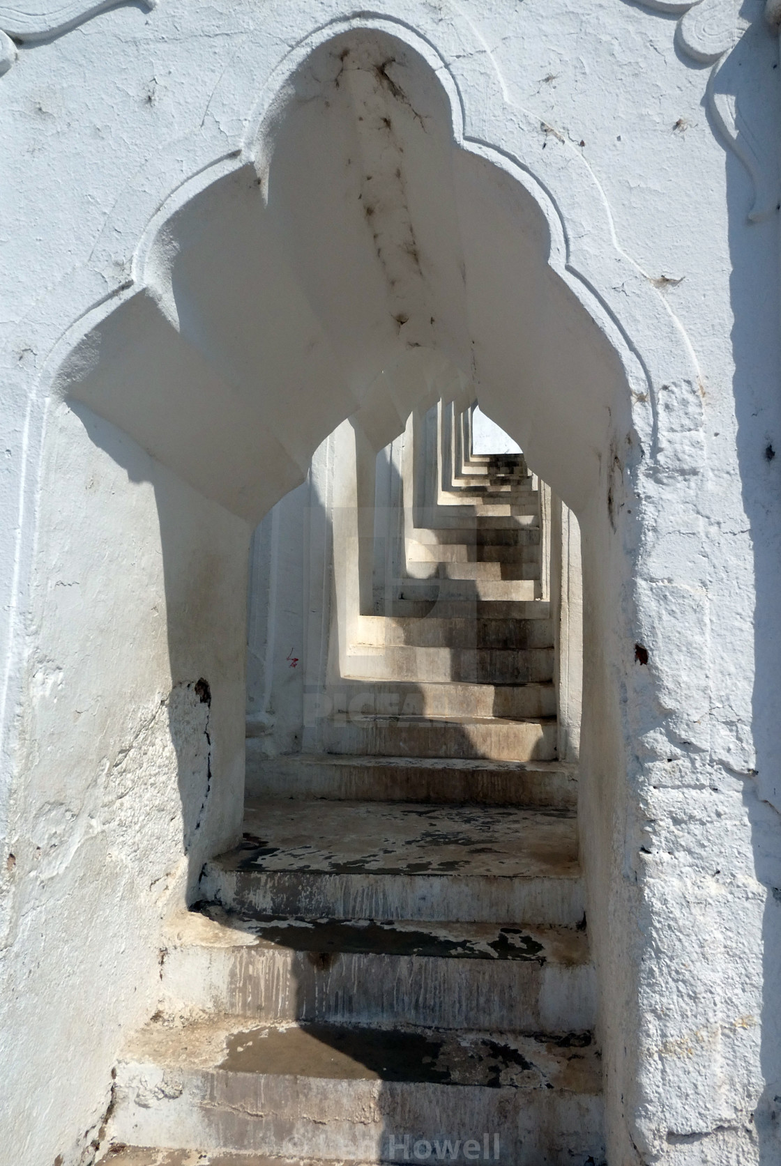 "Shadows and Steps" stock image