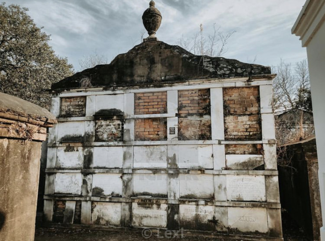 "Wall of Tombs" stock image