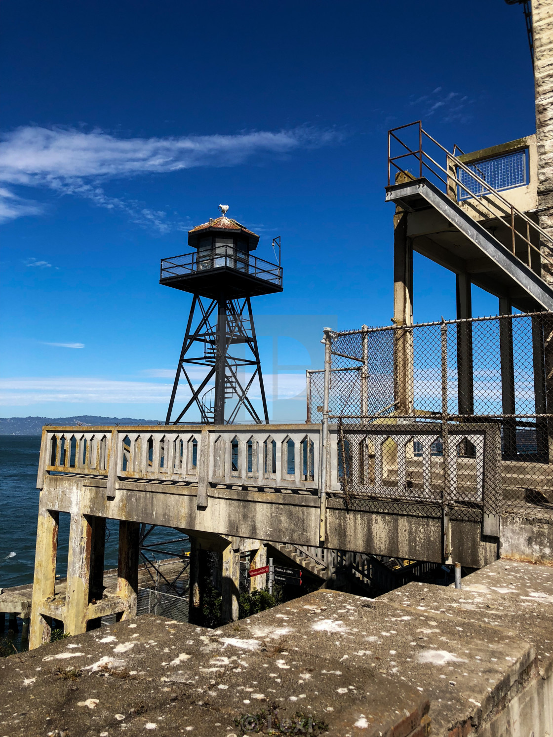 "Alcatraz Tower" stock image