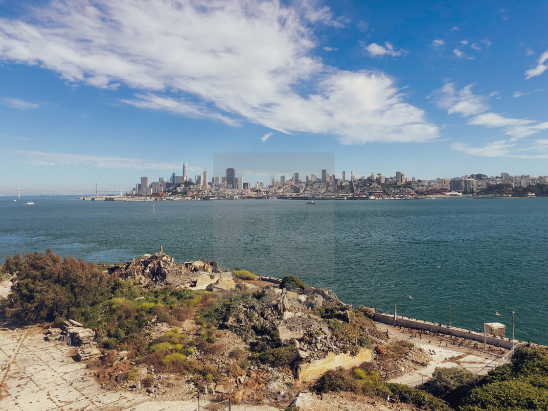 "View from the Rock" stock image