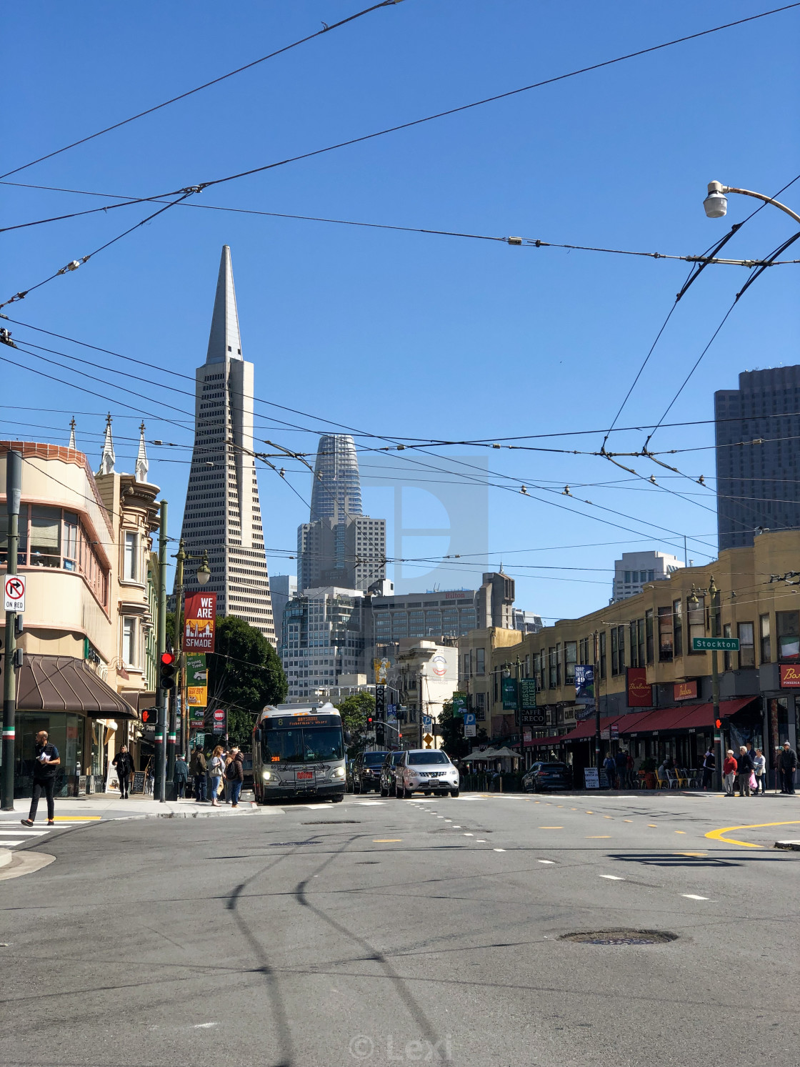 "Cabled Streets" stock image