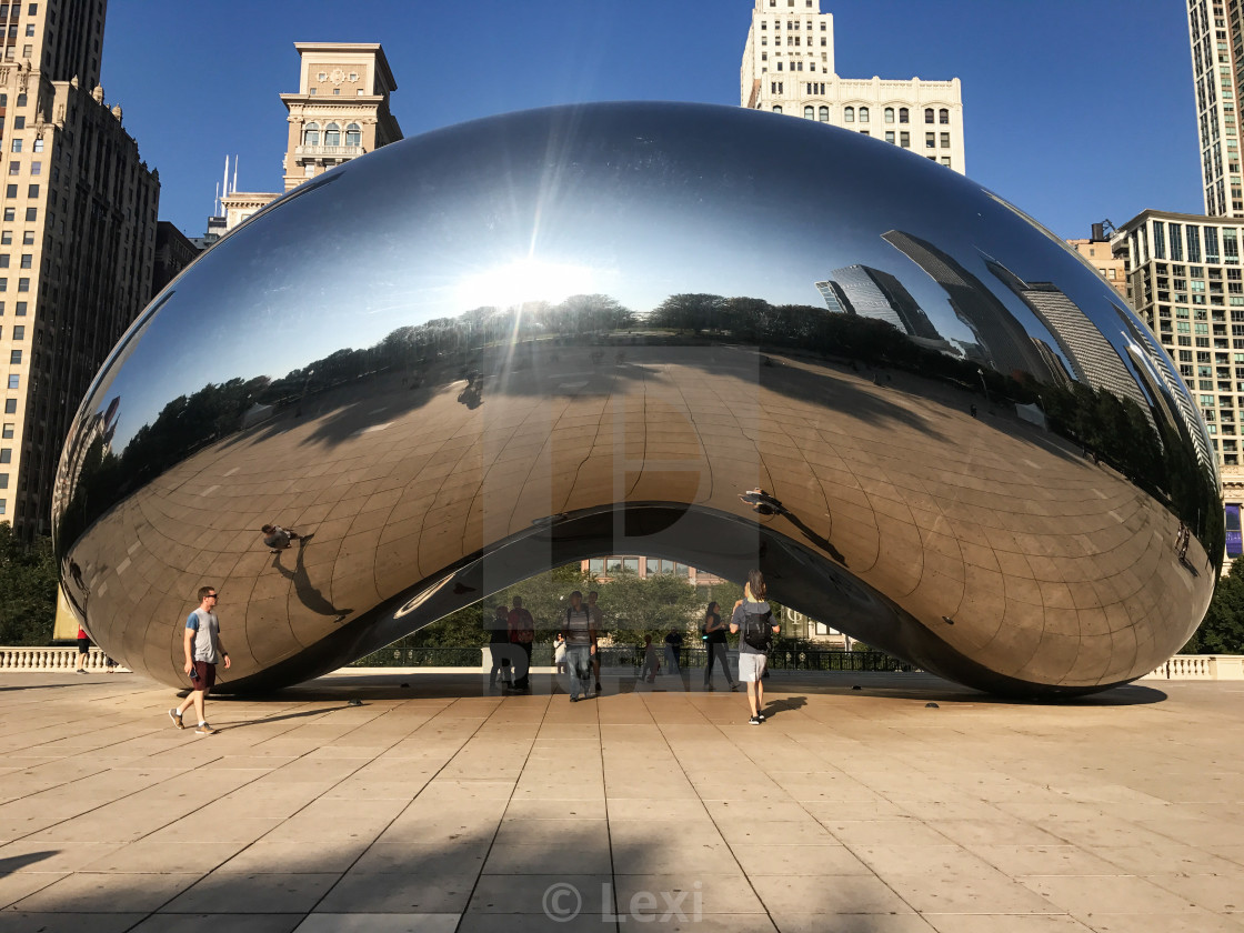 "The Bean" stock image