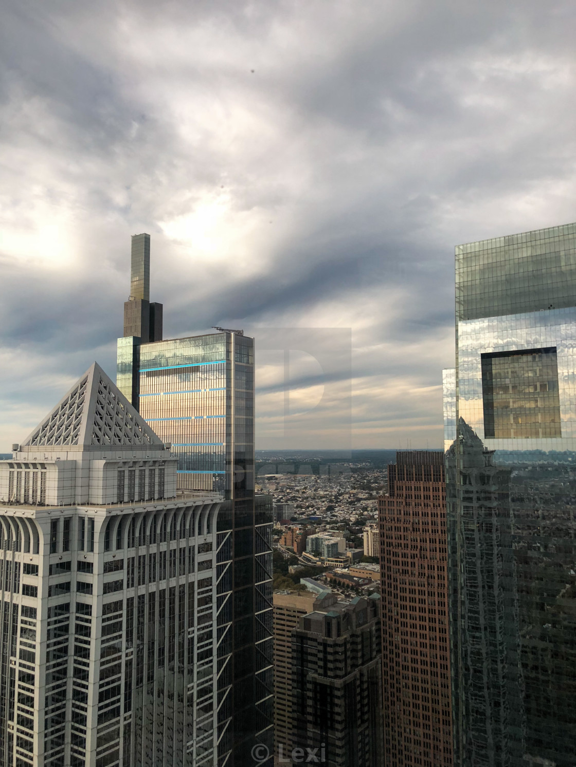 "One Liberty Observation Deck" stock image