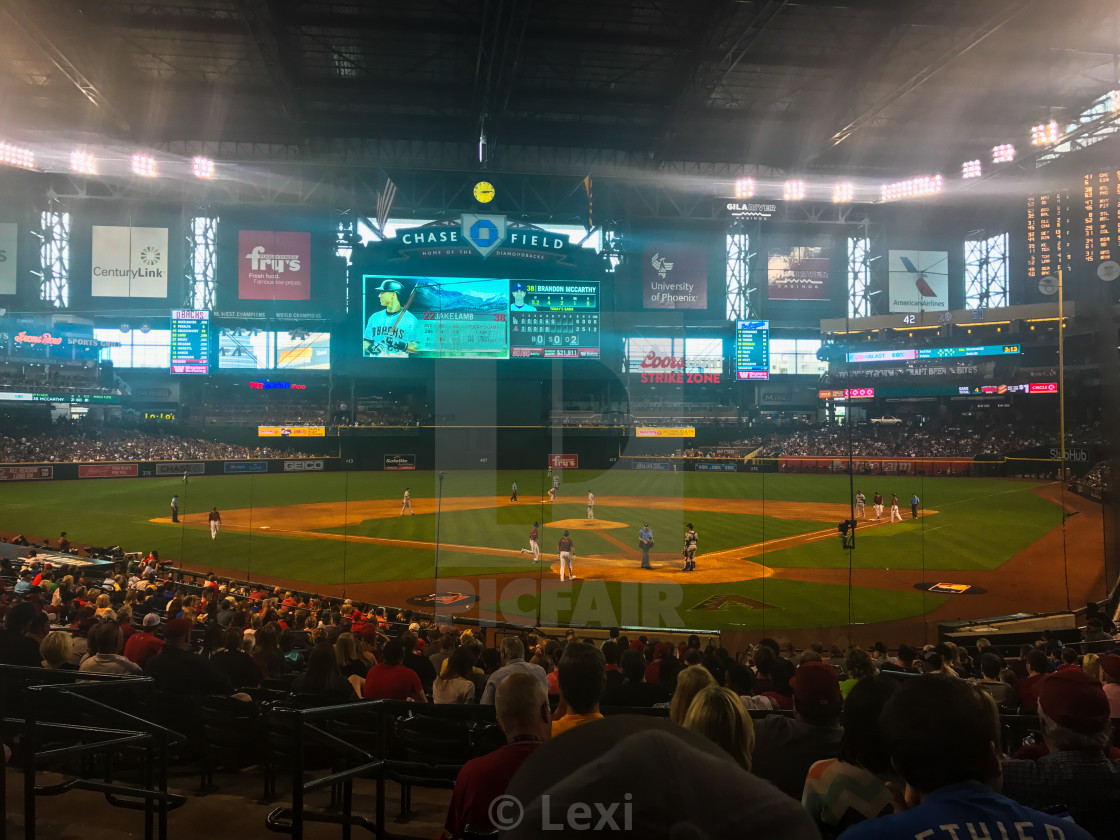 "Chase Field" stock image