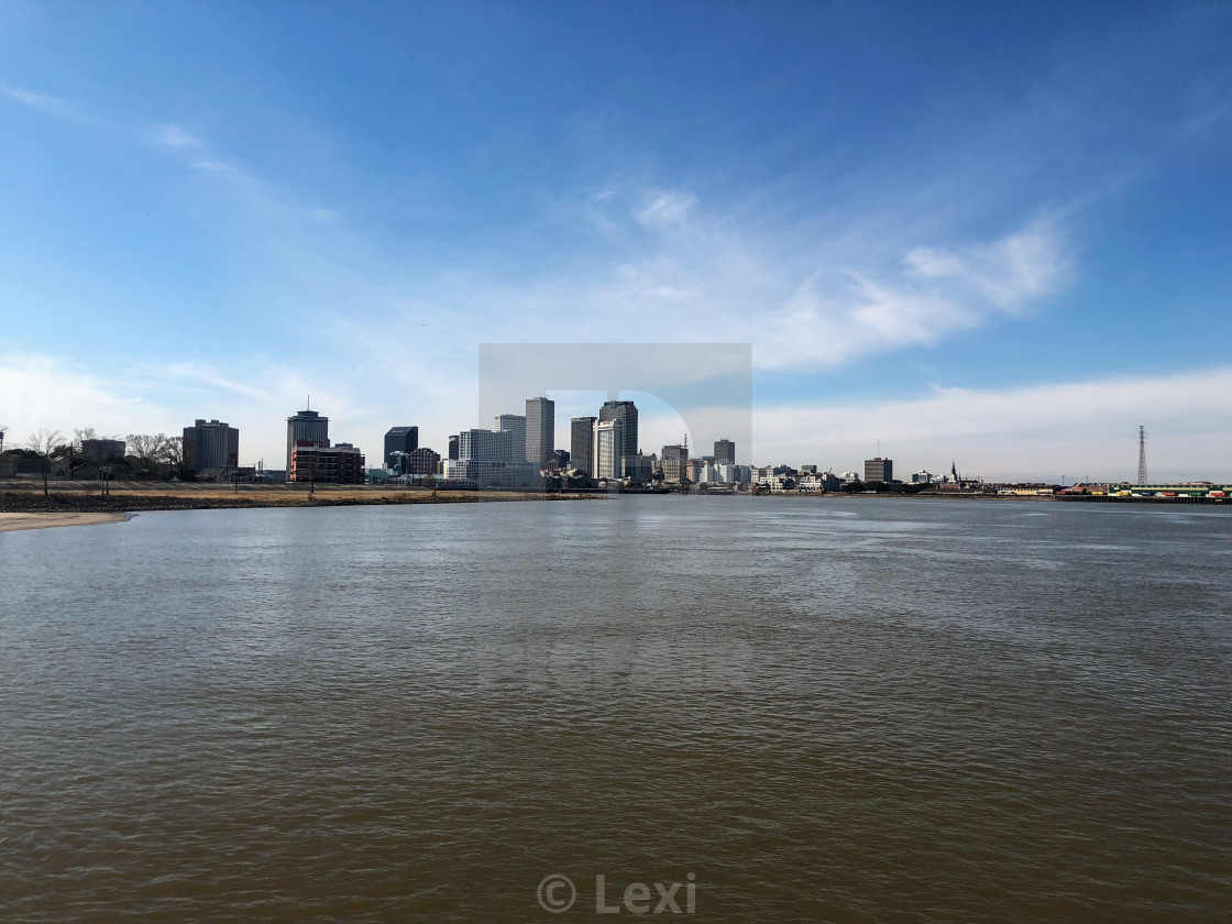 "NOLA Skyline" stock image