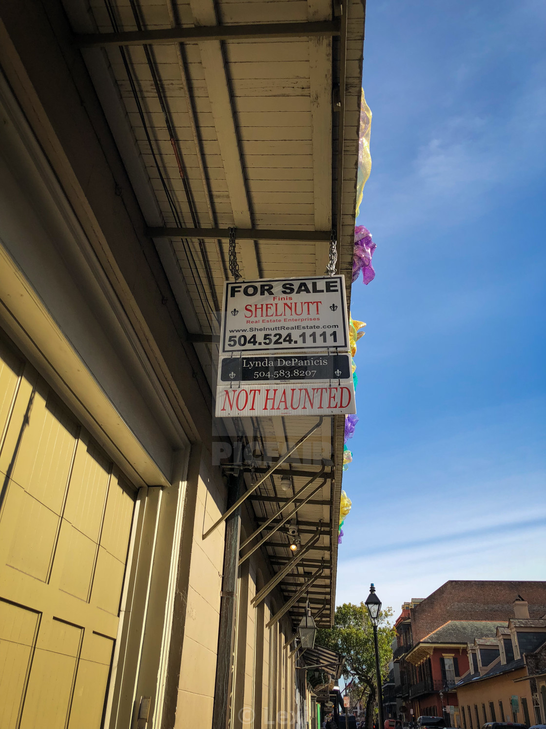 "NOLA Real Estate" stock image