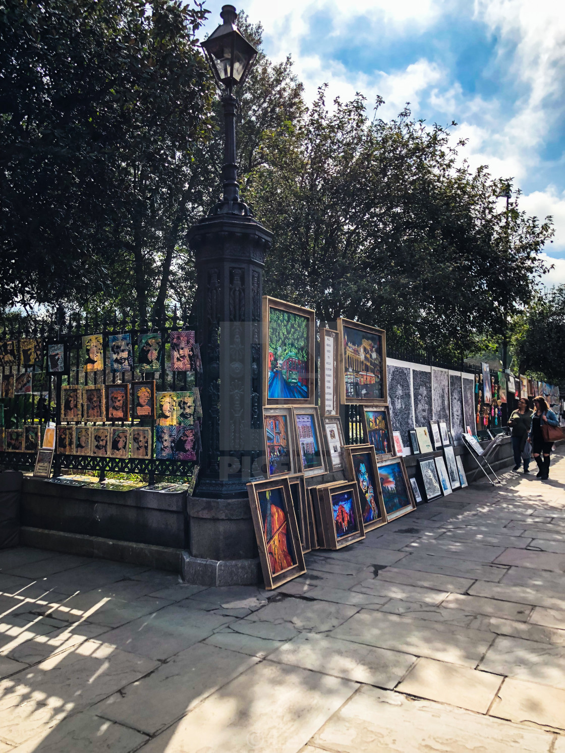 "Art on the Square" stock image