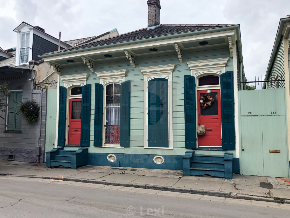 "French Quarter Blues" stock image